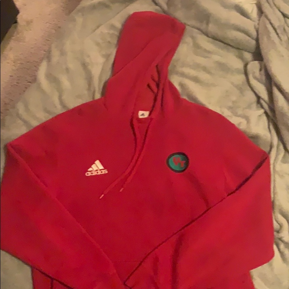 ADIDAS HOODIE (Red) - Picture 2 of 5